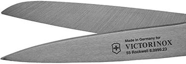 Професійні універсальні ножиці Victorinox, 23 см, надгострі леза, чорна ручка, нержавіюча сталь