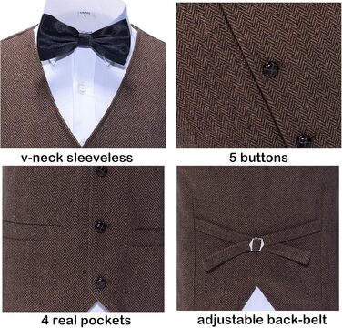 Стильний костюм-двійка для чоловіків Solovedress з вовни у рифленому стилі, жилет з V-подібним вирізом, твід, блакитний колір, ідеально підходить для весілля та друзів нареченого