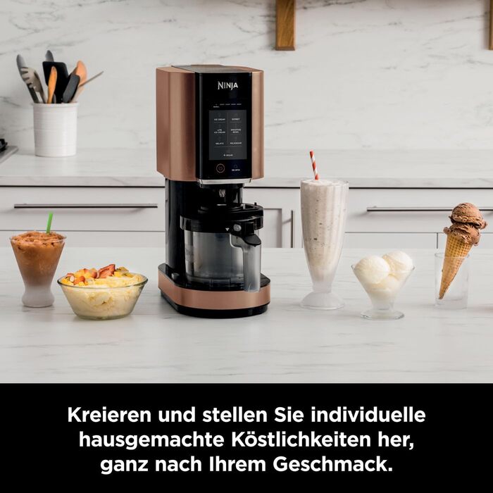 Ninja CREAMi Ice Cream & Frozen Dessert Maker - 3 Containers, 7 Programs - Makes Ice Cream, Gelato, Sorbet, Smoothie Bowls, Milkshakes