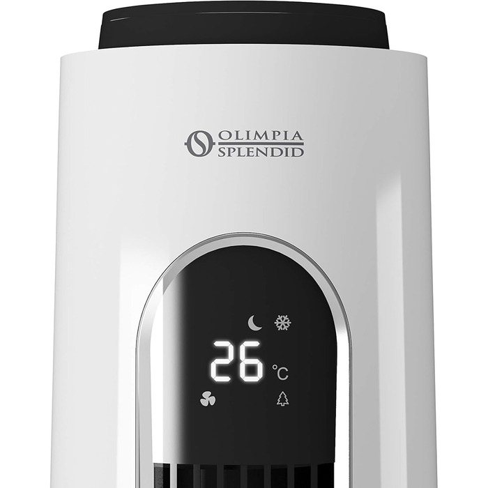 Вентилятор Olimpia Splendid Tower Peler - 3.5 л, 300 м³/год, 65 Вт, білий (2024)