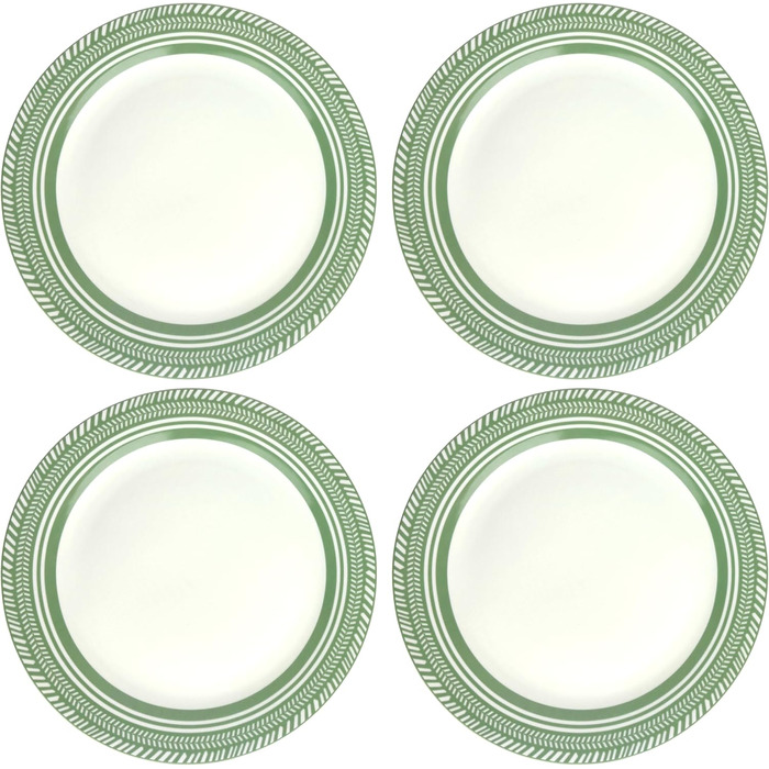 Сервіз столовий на 4 особи, 16 предметів, вінтажний дизайн, сумісний з мийною машиною та мікрохвильовою піччю