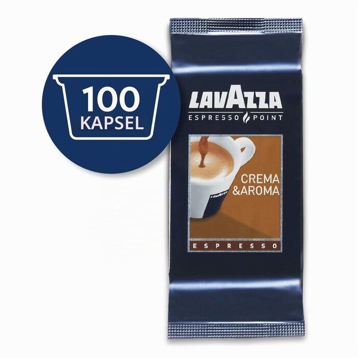 Кавові капсули Lavazza Crema & Aroma для Espresso Point, 100 шт, 625 г