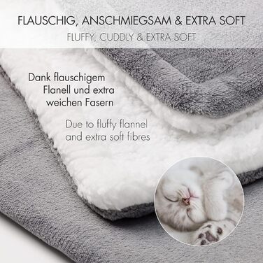 Електрична гріюча ковдра Promed з автовимкненням, 180x130 см, 10 температурних режимів, для шиї, плечей та спини (сіра/біла)