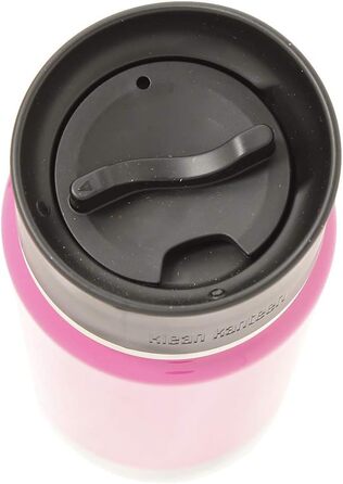 Klean Kanteen Wide Vacuum-Insulated Water Bottle with Cafe Cap 2.0 (355 ml, Wild Orchid)