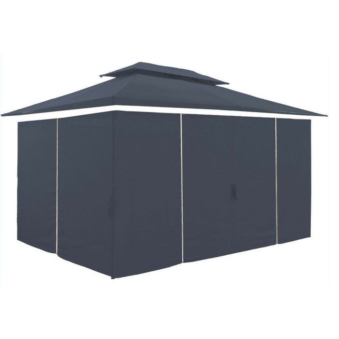 Садова альтанка-тент Swing з 4 стінками, 4 x 3 x 2.5 м