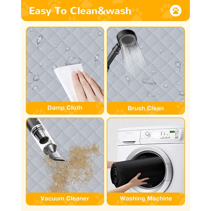 Захист для багажника автомобіля для собак: водонепроникний та стійкий до подряпин килимок з захистом бокових панелей та краю багажника. Легкий у догляді та міцний. Сірий колір.