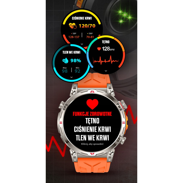 Смарт-годинник JG Smart JGR-93 з GPS, сріблястий