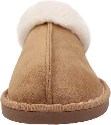 Тапочки жіночі та чоловічі зимові теплі з плюшу, м'які, з антиковзким покриттям, плюшеві, з штучного хутра, хакі (36/37 EU)