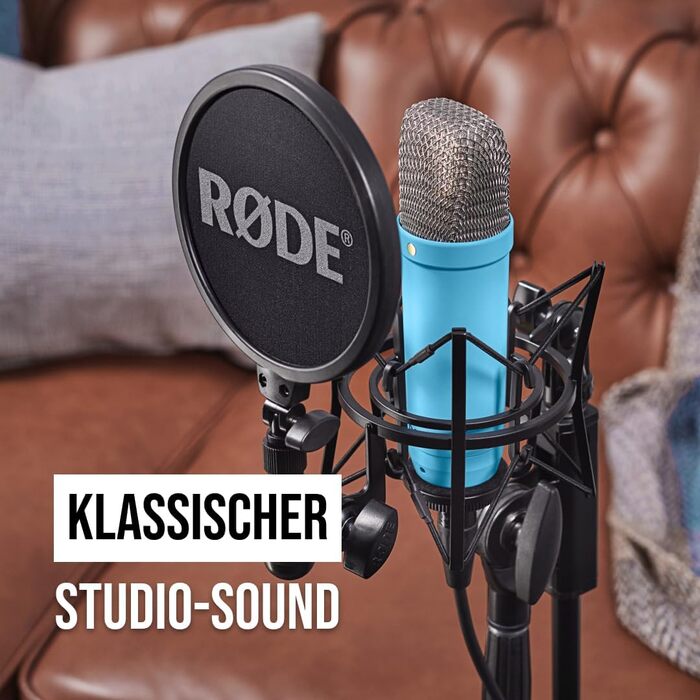 Мікрофон RØDE NT1 Signature Series: конденсаторний, з аксесуарами для запису вокалу та музики