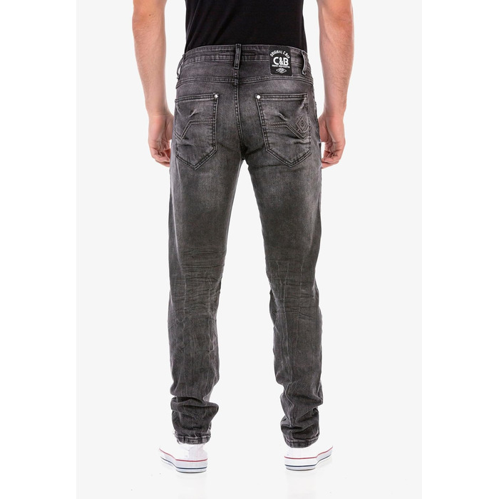 Чоловічі джинси Cipo & Baxx Modern Denim, антрацит (34W/34L) | Стильні джинси для міста та відпочинку