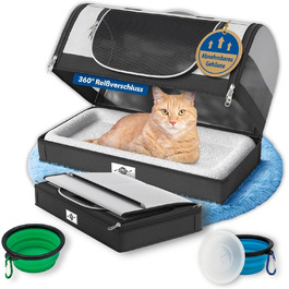 Транспортна сумка Smart-Planet® для котів та собак до 8 кг, 50x30x30 см, знімний піддон, зручний ремінь для перенесення