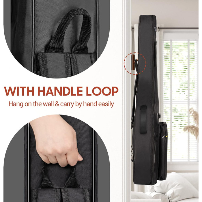 Чохол для акустичної гітари Cahaya Gig Bag: водонепроникний, з підкладкою, рюкзак для гітари 39/40/41 дюймів