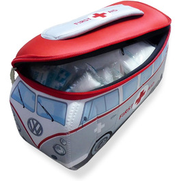Аптечка BRISA Volkswagen T1 Bulli Bus, неопрена, сіра, з набором першої допомоги