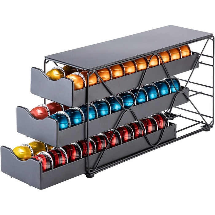 Організатор для капсул Nespresso Vertuo, 3 ящики, на 60 капсул