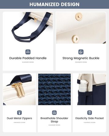 Сумка-рюкзак LOVEVOOK для жінок, водонепроникний рюкзак для ноутбука, шкільна сумка для підлітків, елегантний рюкзак на день, сумка-тоут 2 в 1, 15.6 дюймів, сумка для роботи, сумка для вчителя, туристичний рюкзак для університету, офісу, бежевого та хакі 