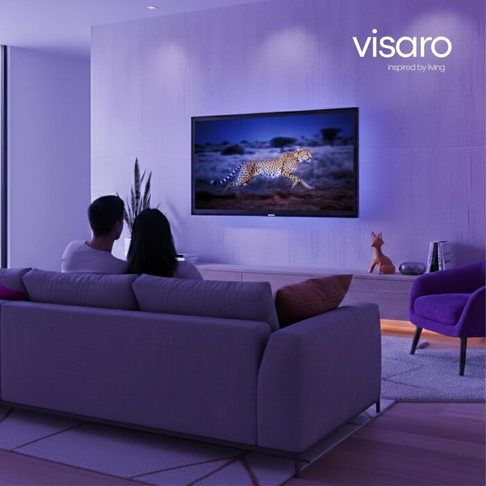 Настінне кріплення для телевізора Visaro WMF75 43-75 дюймів, LED/LCD/OLED, VESA 400x400, до 45 кг
