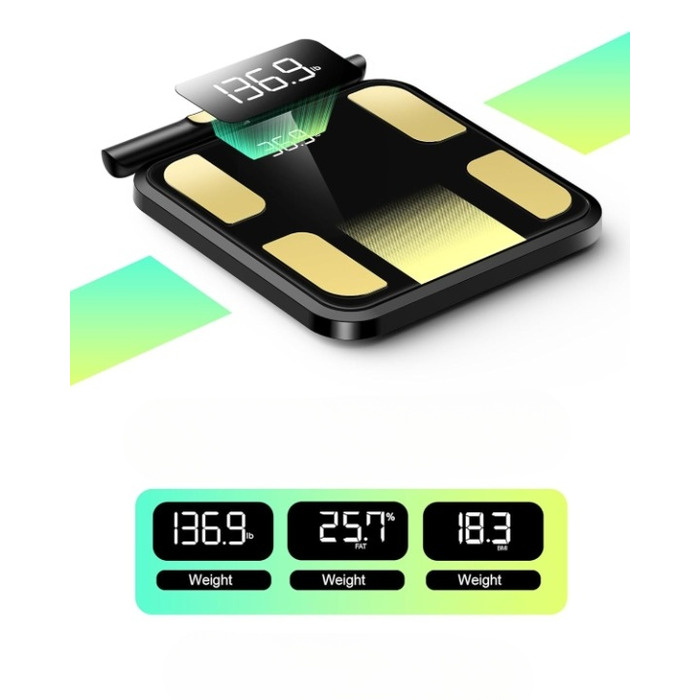 Розумна аналітична вага RunSTAR з 8 електродами BIA: 28 параметрів аналізу тіла, BMI, до 180 кг