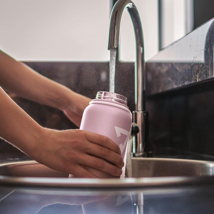 Термофляга сталева 1л ABOVE (Рожева) - BPA-FREE, ізольована, для фітнесу, спорту, подорожей. Зберігає тепло до 12 год, холод до 24 год.