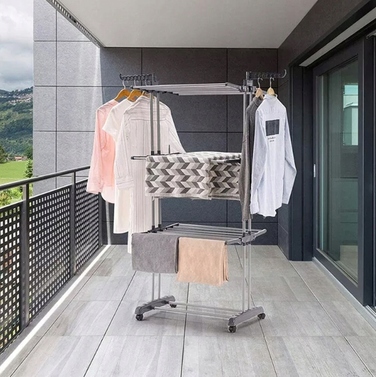 Складана підлогова сушарка для одягу XXL