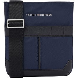 Чоловіча сумка на плече Tommy Hilfiger TH Elevated Nylon Mini Crossover, Колір: Space Blue (блакитний), Універсальний розмір