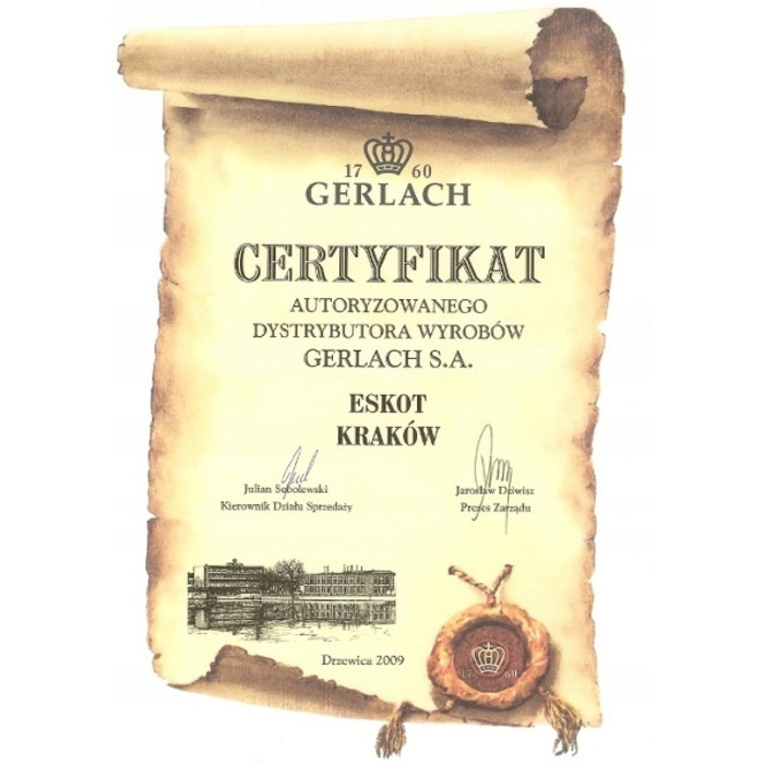 Набір кухонних ножів у підставці Gerlach Country, 5 предметів