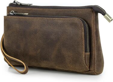 CONTACT'S FAMILY Electronic Travel Organizer, Tech Organizer, Tech Accessories, Carrying Case, Travel Cable Organizer Bag (Coffee)