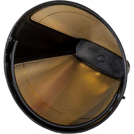 seleXions Coffee Filters Large, Gold Filter, Titan Filter 1x4 6-12 Cups Permanent Filter, Replacement Filter for All Coffee Machines