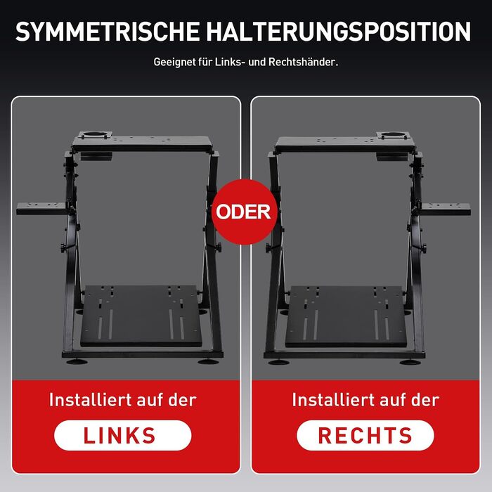 Ігровий стійка-держак для керма GTPLAYER Racing Wheel Stand з кріпленням для КПП V1 V2, регульований нахил, для PS4, Xbox, PC (Помаранчевий)