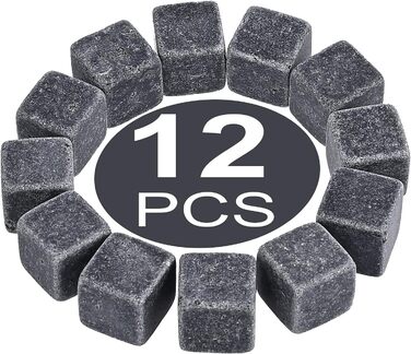 Набір віскі GOLDGE 16 шт: камені для віскі, стакани, кліпси для льоду, підставки