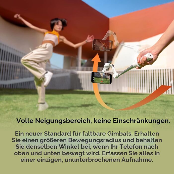 Insta360 Flow 2 Pro Gray – Професійний гіростабілізатор для смартфона з Apple DockKit, AI-tracking, інтегроване штатив/селфі-стік, для мобільного влогінгу та подорожей, сірий колір