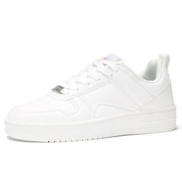 Жіночі кросівки LUCKY STEP з блискучими стразами, шкіряні низькі кросівки на шнурівці, зручні кросівки для ходьби, білі, 37 EU