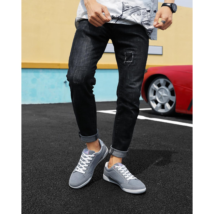 ARRIGO BELLO Кросівки для чоловіків: шкіряні, спортивні, класичні, сірі (41-46)