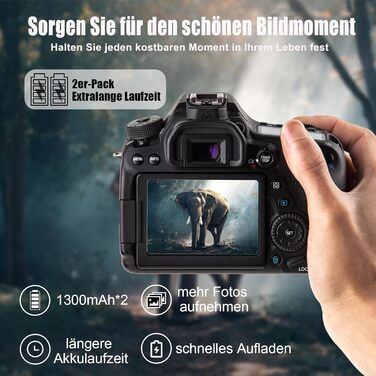 Запасний акумулятор JYJZPB NP-FW50 (2 x 1300mAh) з USB зарядним пристроєм та слотом для SD-картки для камер Sony Alpha A6000 A6300 A6400 A6500 ZV-E10 A7 A7 II A7R II A7SII A5000 A5100 NEX