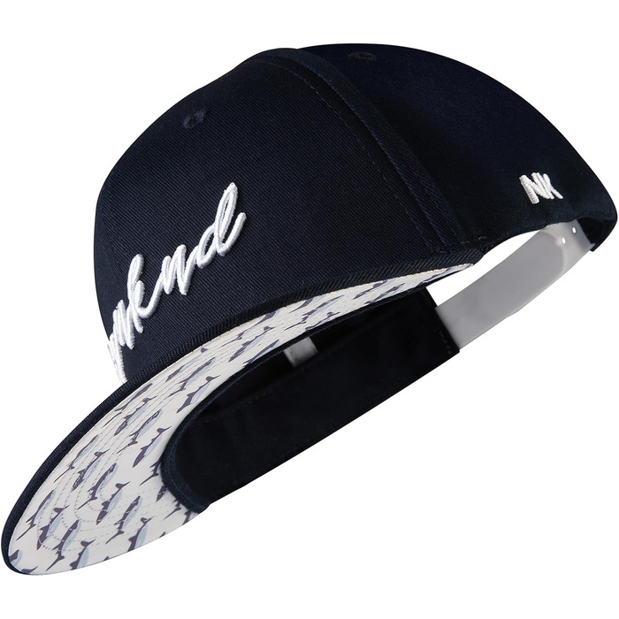 Кепка Nebelkind Snapback Ozeankind - темно-синя, унісекс, регульований розмір, стильна бейсболка