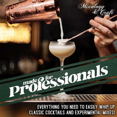 Набір бармена з махогоні та нержавіючої сталі (10 предметів) | Преміум бар-аксесуари: шейкер, інструменти, коробка | Для дому, вечірки, весілля | Елегантний подарунковий набір