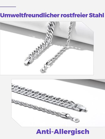 Набір браслетів для чоловіків Richsteel з нержавіючої сталі, 2 шт/3 шт, чорний/сталь/золотий, 9/8/4 мм, довжина 19/21/23 см, для подарунка