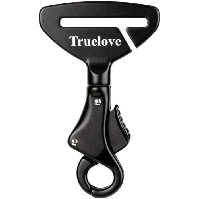 Ремінь безпеки для тварин WINHYEPET True Love: надійна фіксація в авто, сумісний з усіма ременями, для собак та котів, TLM1993, середній розмір