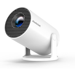 Портативний проєктор 4K/1080p з Android 11.0, WiFi 6, Bluetooth 5.0, 200 ANSI, автоматичне вирівнювання, ручний фокус