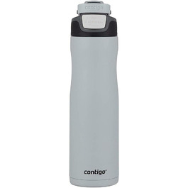 Contigo Autoseal Chill Stainless Steel Water Bottle with Autoseal Technology, Insulated Bottle Keeps Drinks Cold for Up to 28 Hours, Leakproof, BPA-Free, 720 ml (Macaroon)