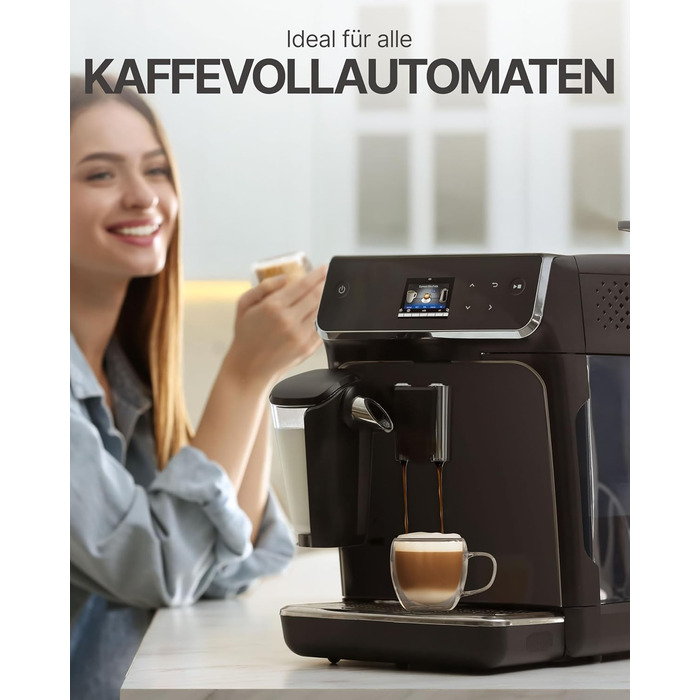 Набір кавових чашок Lemontree 4 шт. 250 мл (Borosilikatglas) - для капучіно, лате макіато, посуд для ресторану