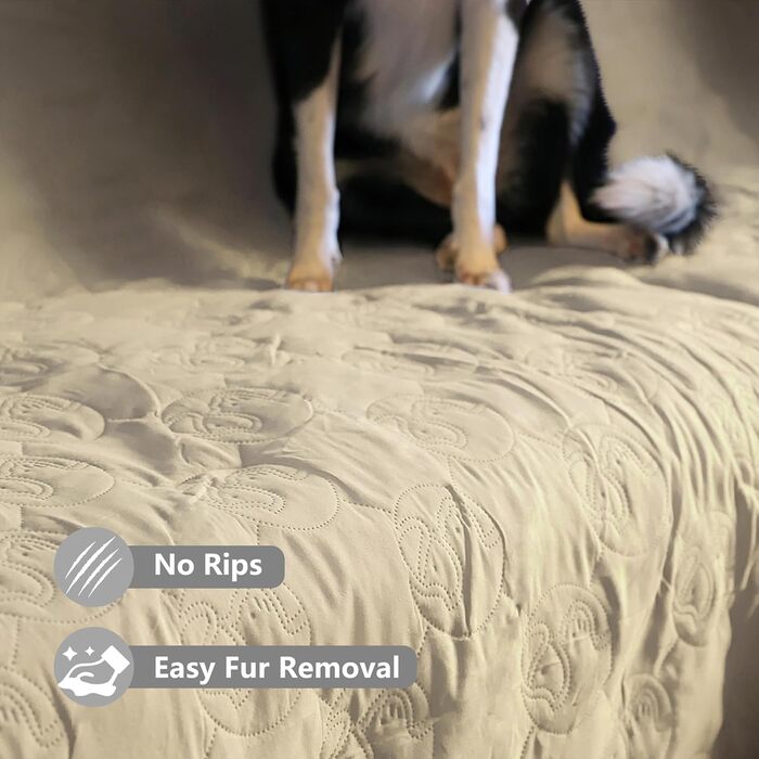 Водонепроникний килимок для собак Pawsee, 150 x 120 см, антиковзаюча підстилка для собак, захисний коврик для дивана, легко миється