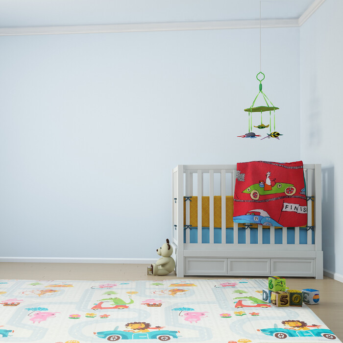 Relaxdays Foldable Play Mat with Animals