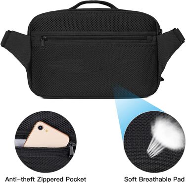Сумка на плічо MOSISO для камери: DSLR, SLR, беззеркальна, з підкладкою та захистом від дощу. Сумісна з Canon, Nikon, Sony. Чорний колір.