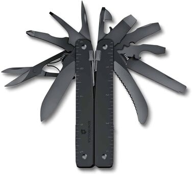 Мультитул Victorinox Swiss Tool Spirit MXBS з нейлоновою сумкою, чорний (26 функцій)