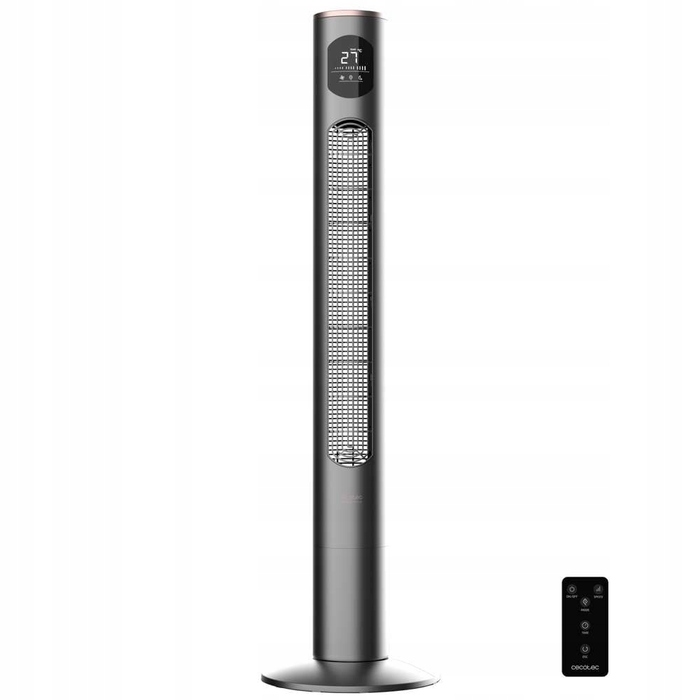 Колонний вентилятор Cecotec EnergySilence 9090 Skyline Smart, сріблястий/сірий