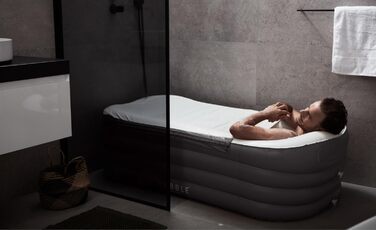 Надувна ванна Tubble Royale Black Onyx 255 літрів: розкішне домашнє спа для дорослих