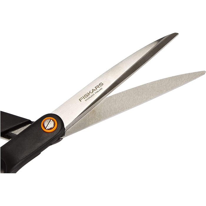 Fiskars Universal Scissors, Overall Length: 24 cm, Quality Steel/Plastic, Functional Form, Black, 1019198