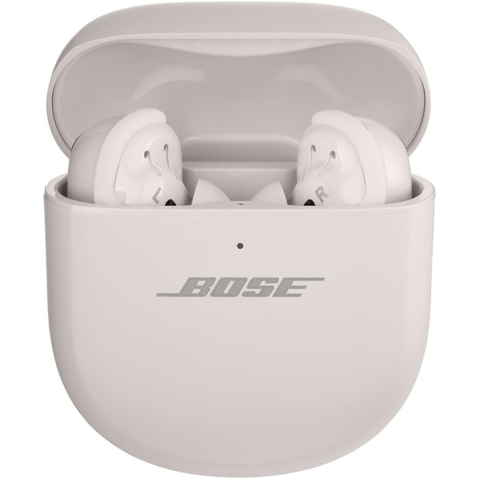 Bose QuietComfort Ultra: Бездротові навушники з шумозаглушенням, Bluetooth, Spatial Audio, чорного кольору (White Smoke)