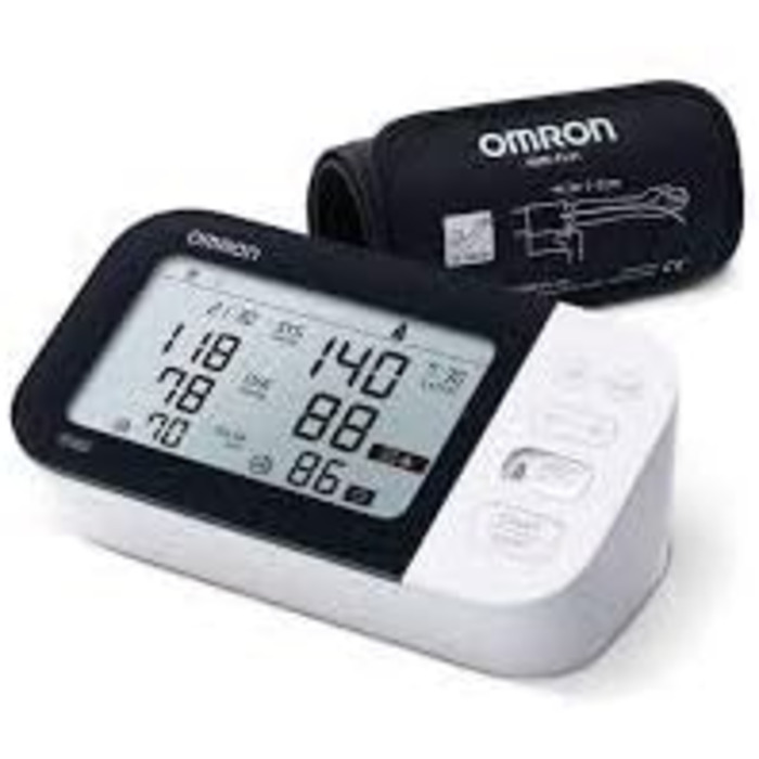 Тонометр OMRON Intelli M7 IntelliWrap HEM-7361T-EBK, вимірювання артеріального тиску та пульсу, для дорослих