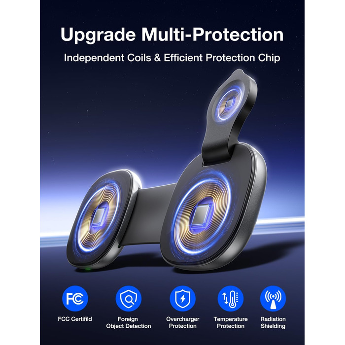 Бездротова зарядка 3-в-1 з MagSafe: для iPhone, Apple Watch, AirPods (20W)